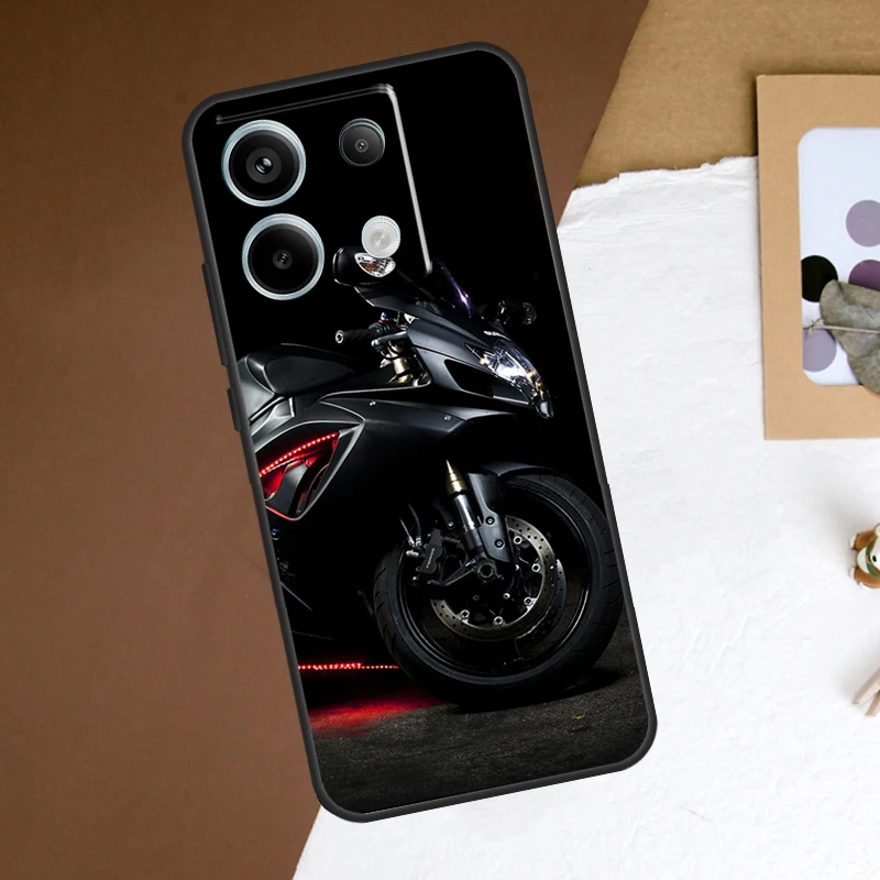 Funda de teléfono para motocicletas Redmi Note 12 13 Pro Plus 9 10 11 Pro 9S 10S 11S 12S Redmi 10C 12C 13C - imagen 4