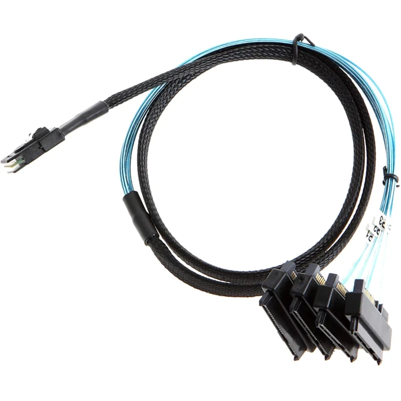 Cable SAS SFF-8087 a 4 SFF-8482, conector SAS con puerto de alimentación de 15 Pines, 36pin, 8087 a 29pin, 8482 - imagen 5