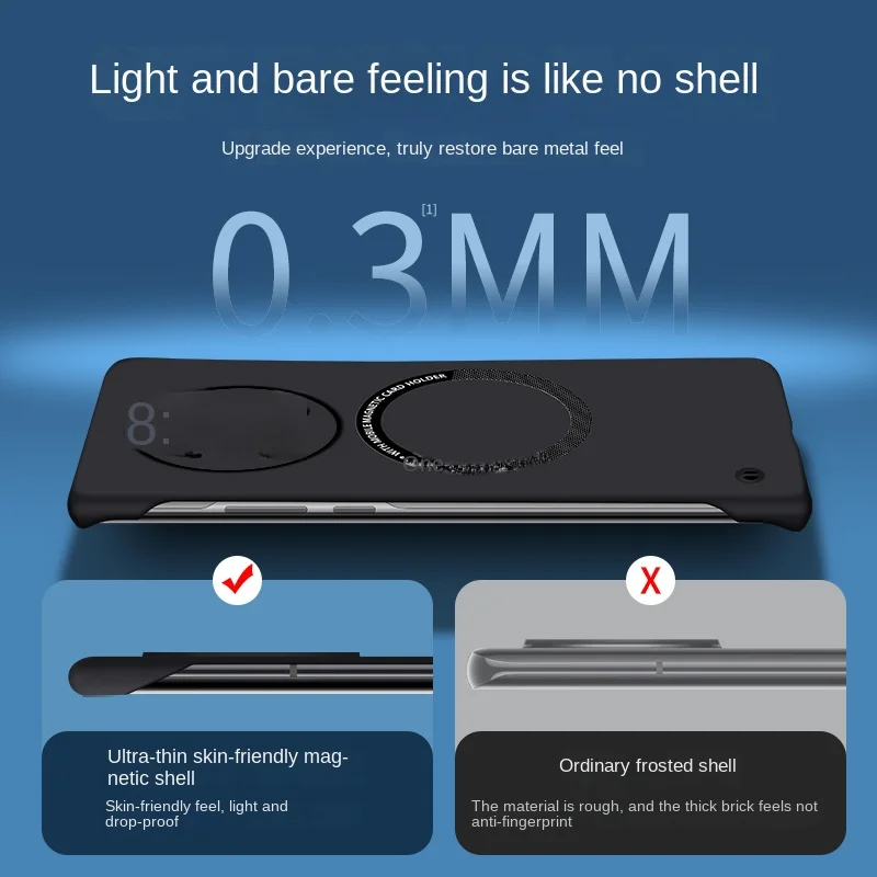 Funda rígida magnética para OPPO Realme, carcasa trasera protectora delgada para Realme, 12 Pro Plus, carga inalámbrica - imagen 3