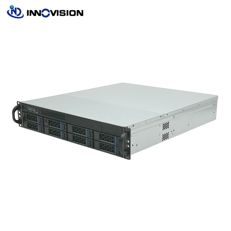 Chasis Rack NAS 2U 8 Bahías MicroATX – Doble PSU - imagen 5