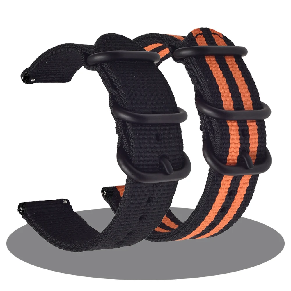 Correa de nailon de 20mm para Huami Amazfit Bip/S/U/Pop/3 Pro, Correa deportiva para Amazfit GTS4 GTS2 Mini/GTS 4 3 2 2E