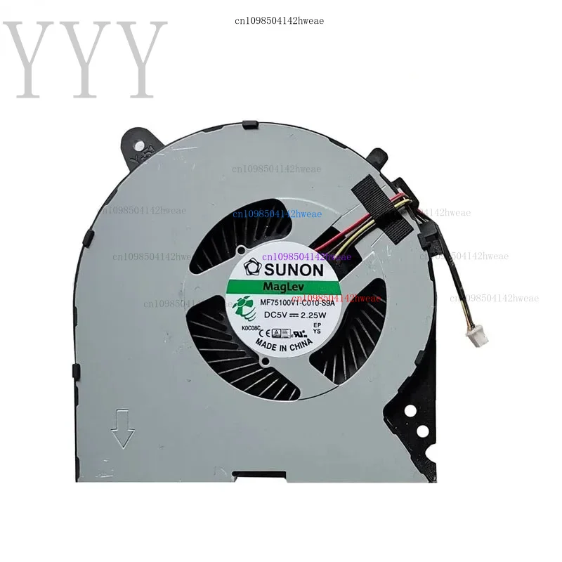 Ventilador de refrigeración de CPU para Lenovo Ideapad R Y700 Y700-15ISK Y700-15ACZ serie MF75100V1-C010-S9A 5F10K25525 - imagen 3