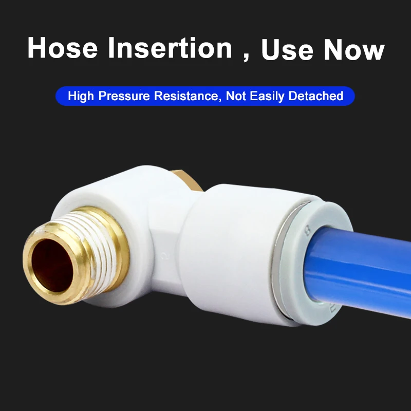 Conector de rosca Hexagonal externa neumática KQ2V, enchufe rápido, conector Universal en forma de L-4/6/8/10/12-M5/01/02/03-S - imagen 4