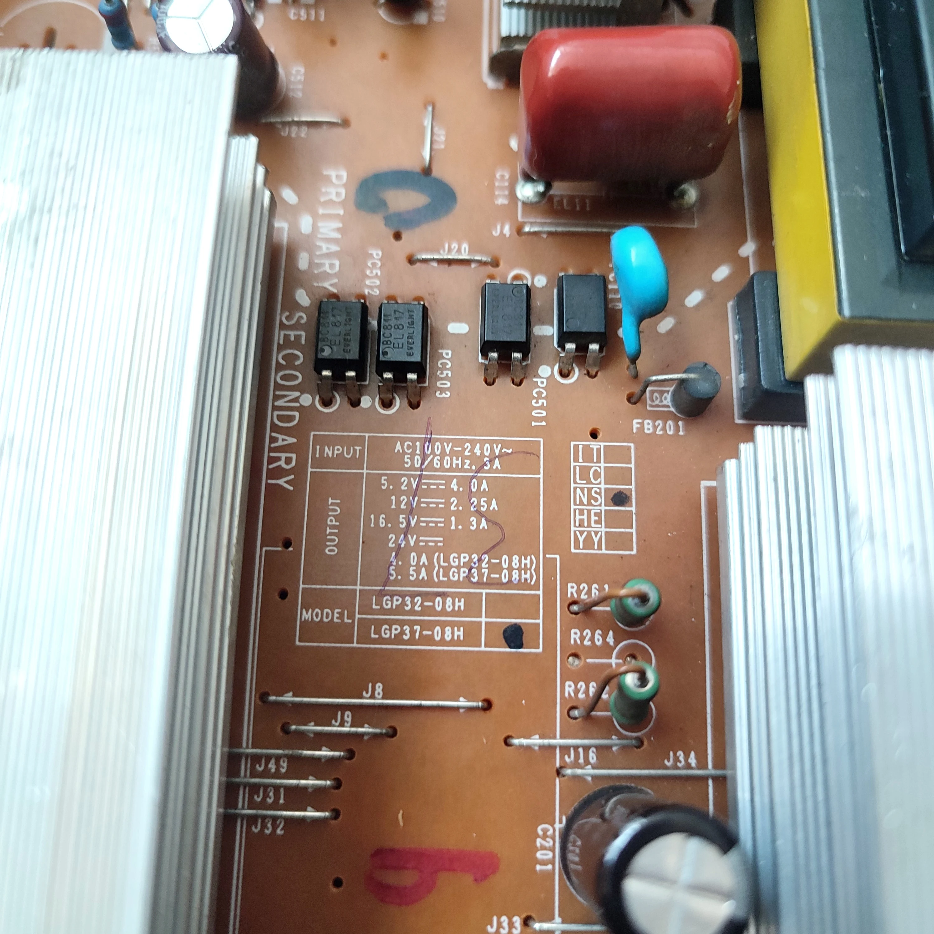 Placa de fuente de alimentación Original EAY4050440 EAY4050500 EAX40097902 EAX40097901 LGP37-08H, para 32LG30R-TA 32LG31RC-TA 32LG3000 37LG30 - imagen 3