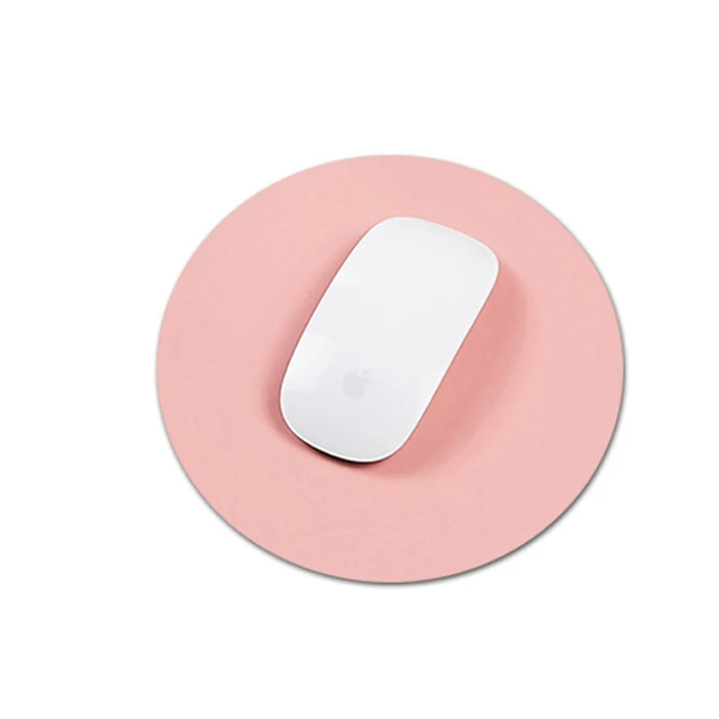 PU Mouse Pad Anti-Slip Mousepad Waterproof Natural Rubber Gamer Desk Mat for Desktop PC Computer Laptop 22cmx22cm - imagen 4