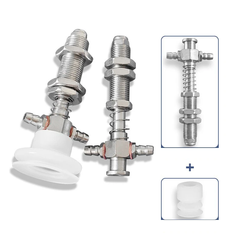 1 Uds Robot ventosa de vacío montaje ventosa biela M10/M12 extender hilo manipulador herramientas de automatización - imagen 2