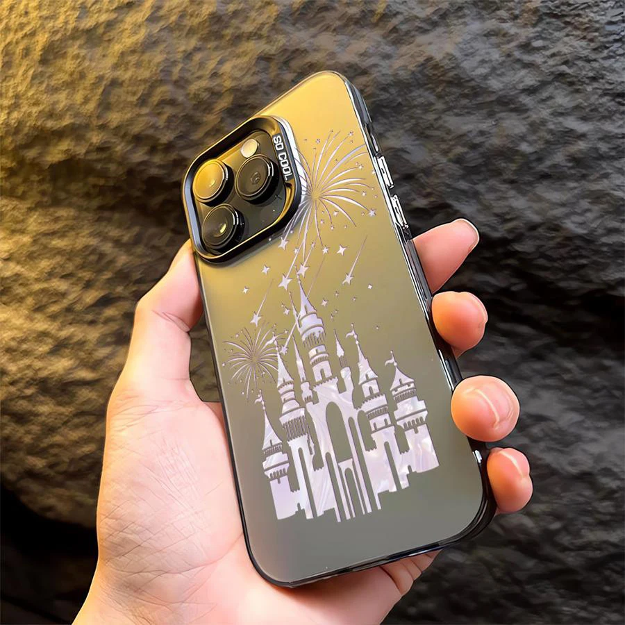 Funda de teléfono colorida con castillo de fuegos artificiales para Samsung Galaxy A16 A06 A35 A55 A25 A15 A56 A54 A36 A34 A24 A26 A04 4G 5G, funda mate - imagen 4