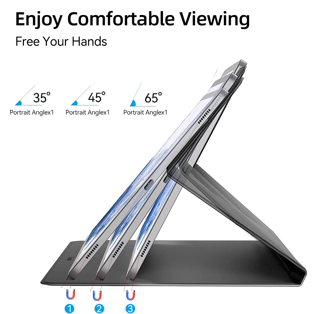 Funda magnética para Samsung Galaxy Tab S6 Lite 10,4 pulgadas para S8 S9 Ultra S7/S8/S10 FE 11 pulgadas S7 Plus S8 Plus S7 FE S9 S10 12,4 pulgadas - imagen 4
