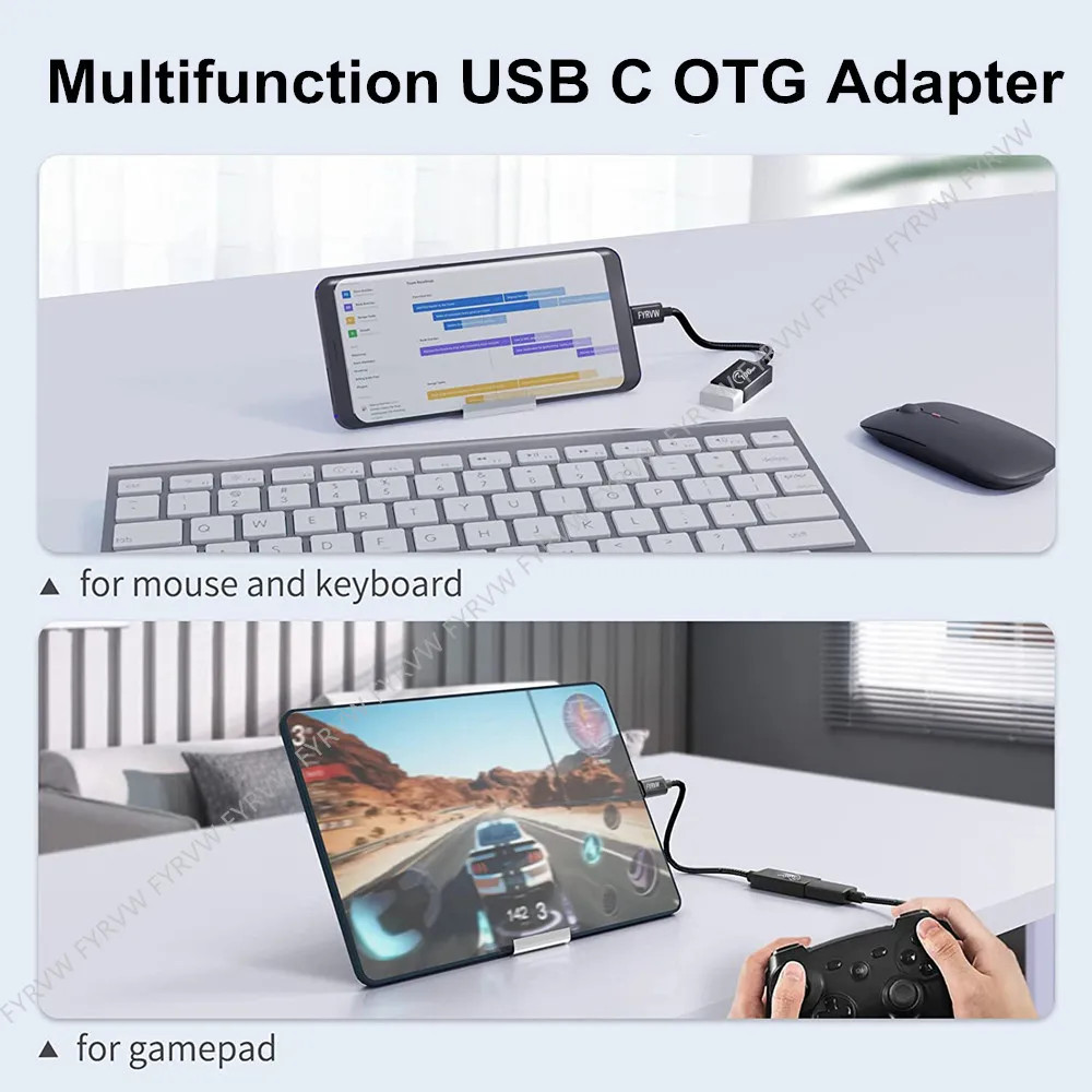Adaptador USB-C OTG 10Gbps USB 3.1 Gen2 para MacBook Pro - imagen 2