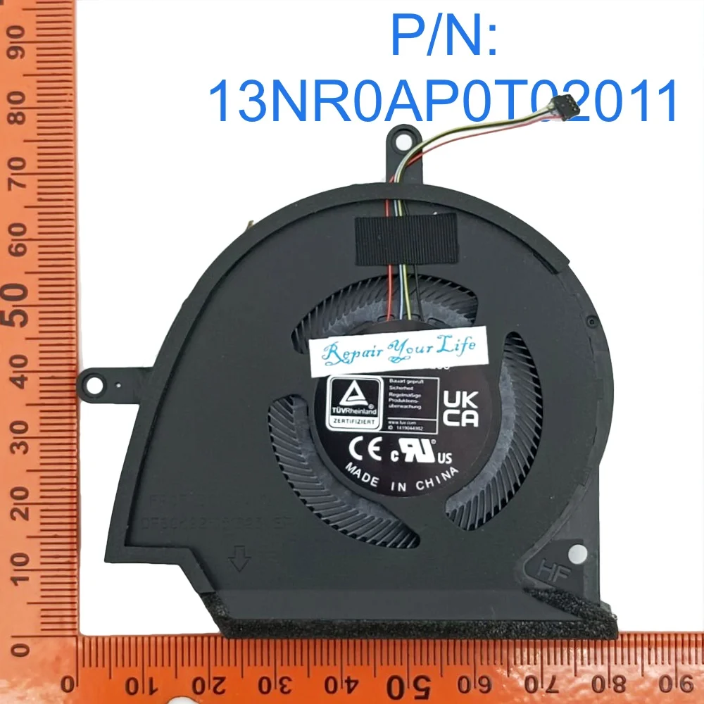 Ventilador de refrigeración GPU VGA para CPU Asus ROG Flow X16, GV601RE, GV601RM, GV601RW, ventilador enfriador 13NR0AP0T01011 13NR0AP0T02011 13NR0AP0T03011 - imagen 3