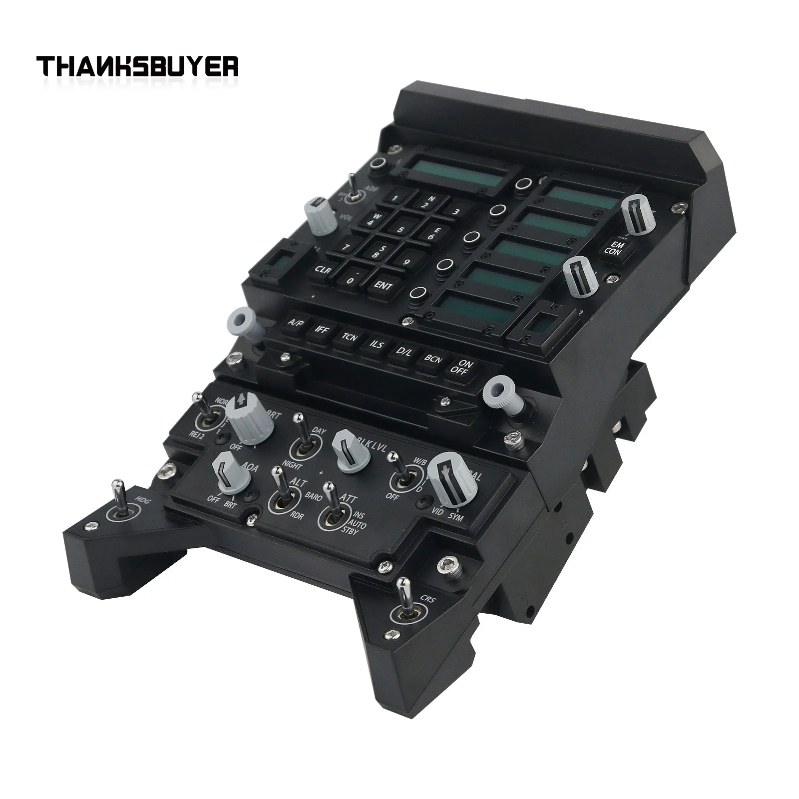Simplayer F/A-18 Panel UFC + Panel HUD Simulación de vuelo Simulador de vuelo de cabina Accesorio de videojuego WINWING - imagen 2