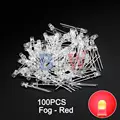 100pcs Fog-Red