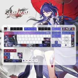 Set Teclas Mecánicas PBT Acheron Cereza – Honkai: Star Rail