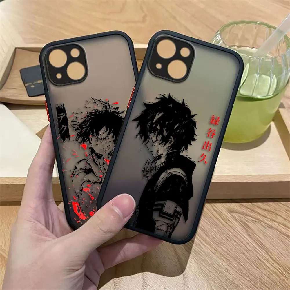 Comci My Hero A-Academia funda de teléfono mate para VIVO S1 T1 V15 V17 V19 V20 V21 V21E V23 V25 V29 S15 V23E S12 V50 LITE GT TPU - imagen 2