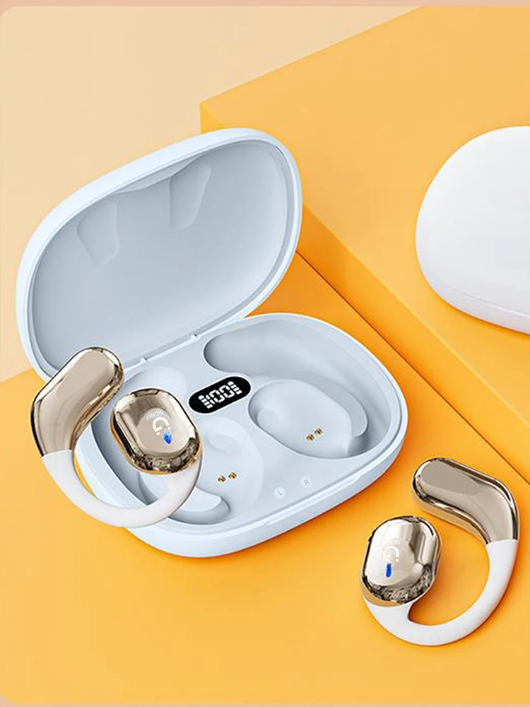 Auriculares inalámbricos intrauditivos con cancelación de ruido digital, Auriculares deportivos para juegos, batería de larga duración sin in-ear - imagen 2