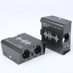 Extensor de audio XLR por CAT6 hasta 200 m, transmisor y receptor