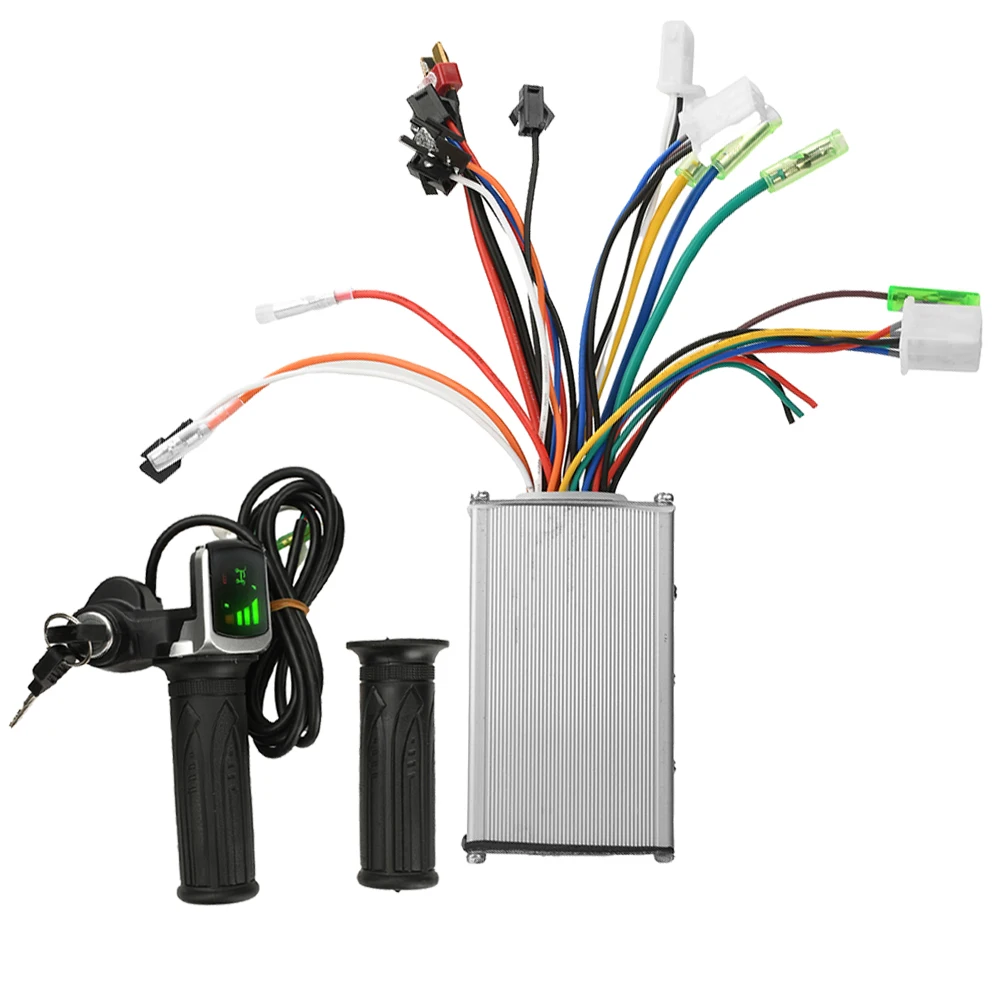 24V 36V 48V 15A 350W E-Scooter Motor sin escobillas controlador Universal pantalla LCD acelerador para reparación de motocicletas y bicicletas eléctricas - imagen 4