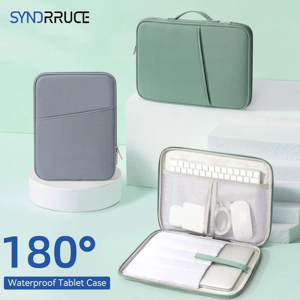 Bolsa de ordenador portátil para Macbook Air 13 Pro, funda impermeable para Notebook, 11, 13 pulgadas, iPad Pro 12,9, funda de tela, accesorios - imagen 2