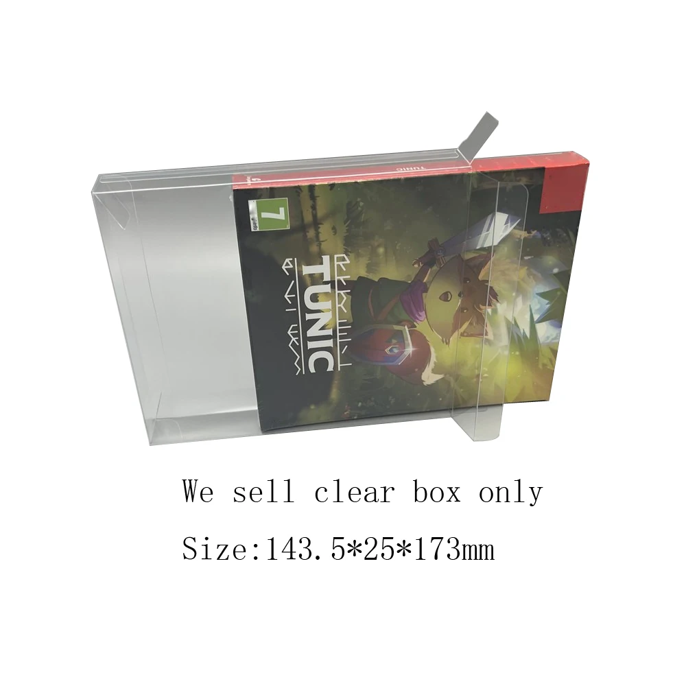 Cubierta protectora transparente para mascotas, caja de almacenamiento para SWITCH, NS, Túnica, colección de exhibición, versión europea