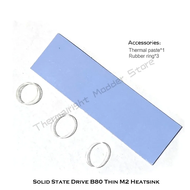 Disipador de calor M.2 SSD NVMe, disco duro de estado sólido 2280, almohadilla de enfriamiento térmico de radiador enfriador de cobre puro para PC de escritorio y portátil - imagen 5