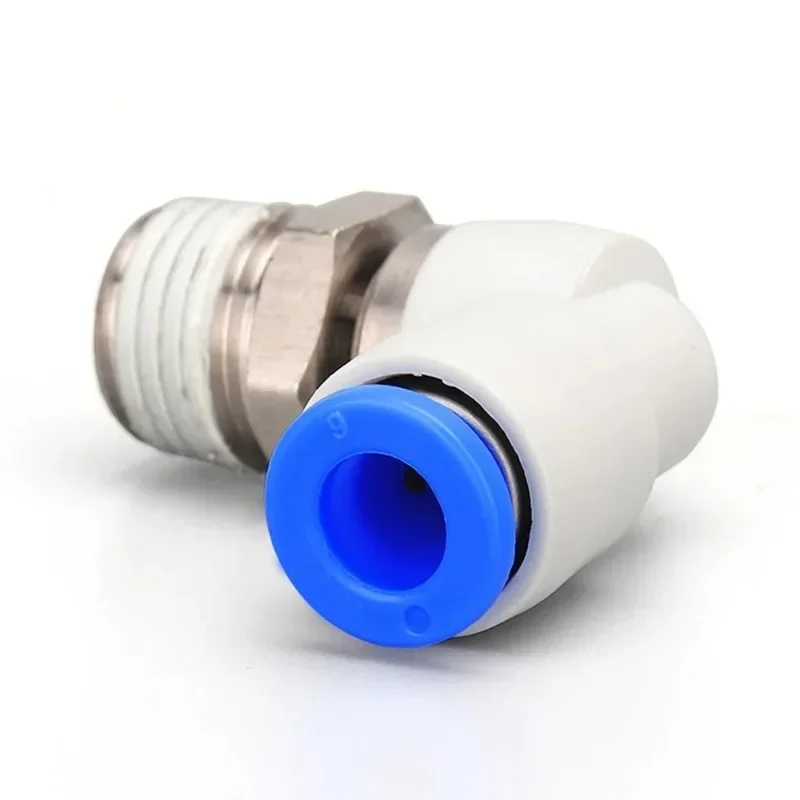 Conectores Neumáticos 360 °   Junta giratoria Manguera de aire KSL giratoria 4 6 8 10 12 mm Rosca BSP 1/8 1/4 3/8 M5 Accesorio giratorio de alta velocidad - imagen 5