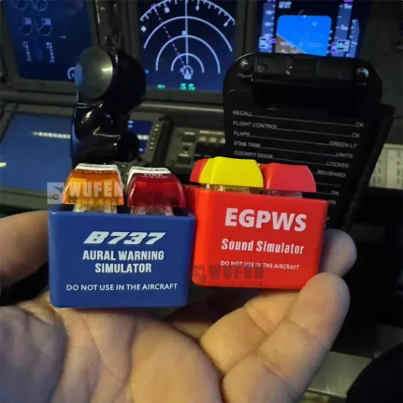 Boeing 737 Airbus EGPWS advertencia sonido simulador piloto llavero regalo - imagen 5