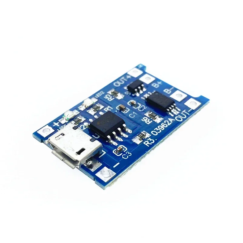 5 uds Micro Mini tipo c USB 5V 1A 18650 TP4056 módulo de cargador de batería de litio placa de carga con protección funciones duales - imagen 4