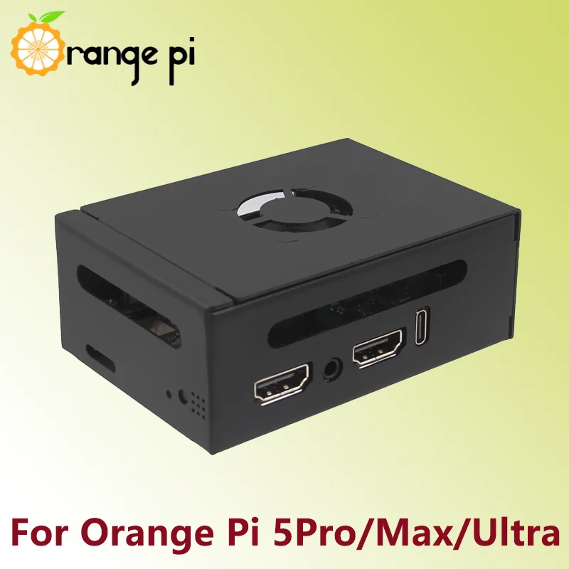 Caja Ultra Metálica Naranja Pi 5 Pro / 5 Max / 5 N515