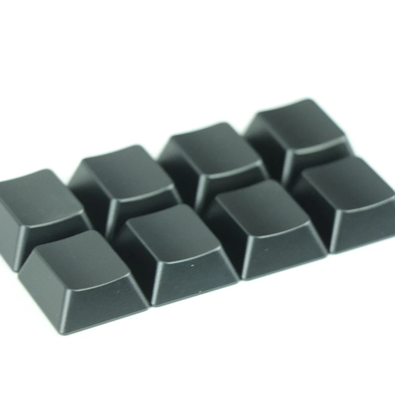 Hi UM-teclas de aleación de aluminio personalizadas con borde redondo de cereza, teclas transmisoras CuteSilver Gold Black Metal Point Key Caps para jugadores - imagen 3