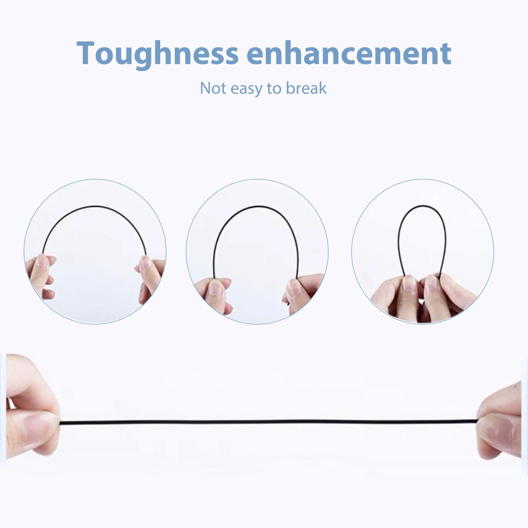 Filamento de impresora ABS 3D, 10M, 1,75mm, color negro - imagen 4