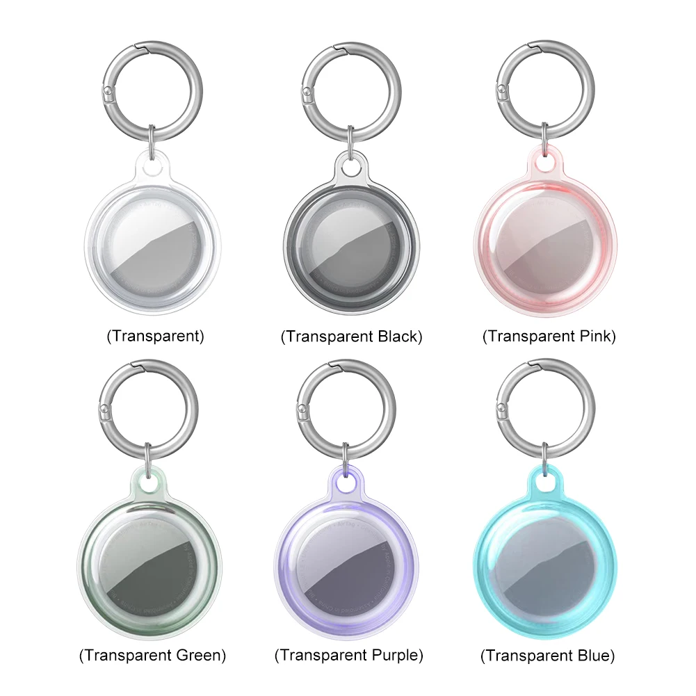 Funda protectora de TPU para Apple Airtag, carcasa a prueba de golpes con llavero - imagen 5