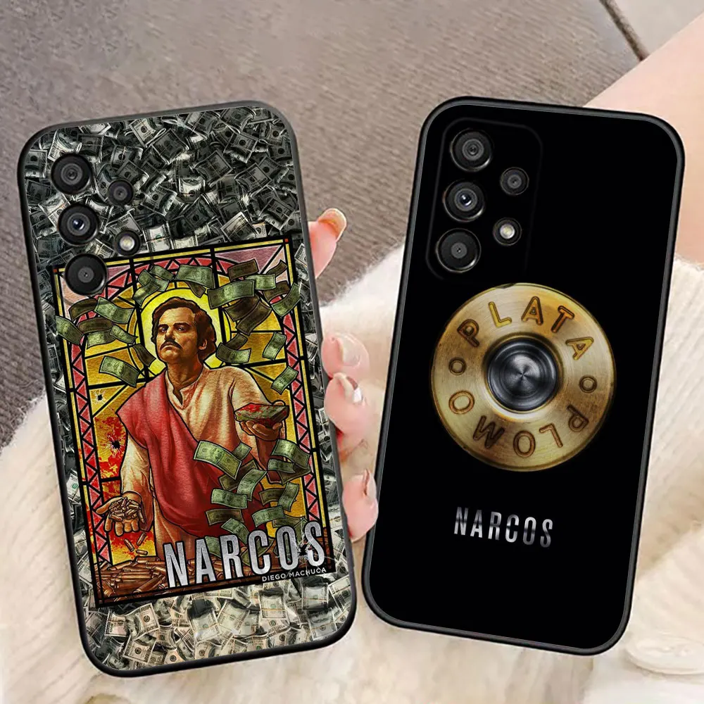 Narcos serie de televisión Pablo Escobar funda para Samsung A14 A15 A16 A22 A23 A26 A32 A34 A35 A36 A42 A51 A52 A53 A54 A55 A56 A71 A73 - imagen 2