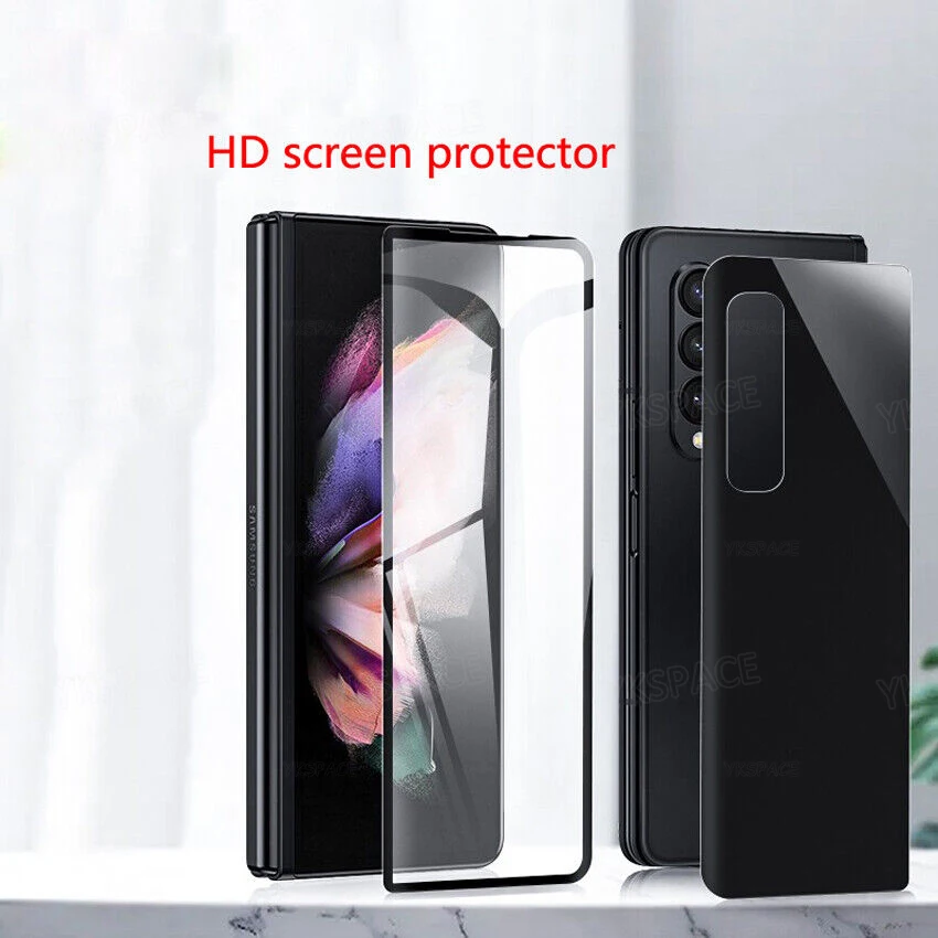 Lente de cámara 3D frontal y trasera, vidrio templado antiespía para Samsung Galaxy Z Fold SE 6 5 4 3 2 W25 W24 W23 W22 Protector de pantalla - imagen 5