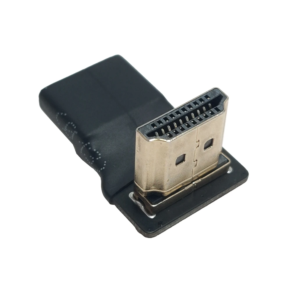 Adaptador HDMI de ángulo recto de 90 grados, codo macho a hembra, TV montada en la pared, extensión de cable de alta definición, monitor HDMI montado en la pared - imagen 5