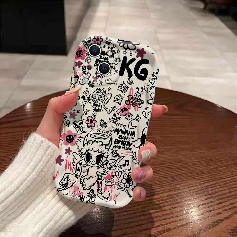 Karol G Manana-funda para Samsung, carcasa para Samsung A73, A72, A71, A55, A54, A53, A35, A34, A33, A25, A24, A23, A15, A14, A13, A05, A04, A03, 4G, 5G - imagen 5