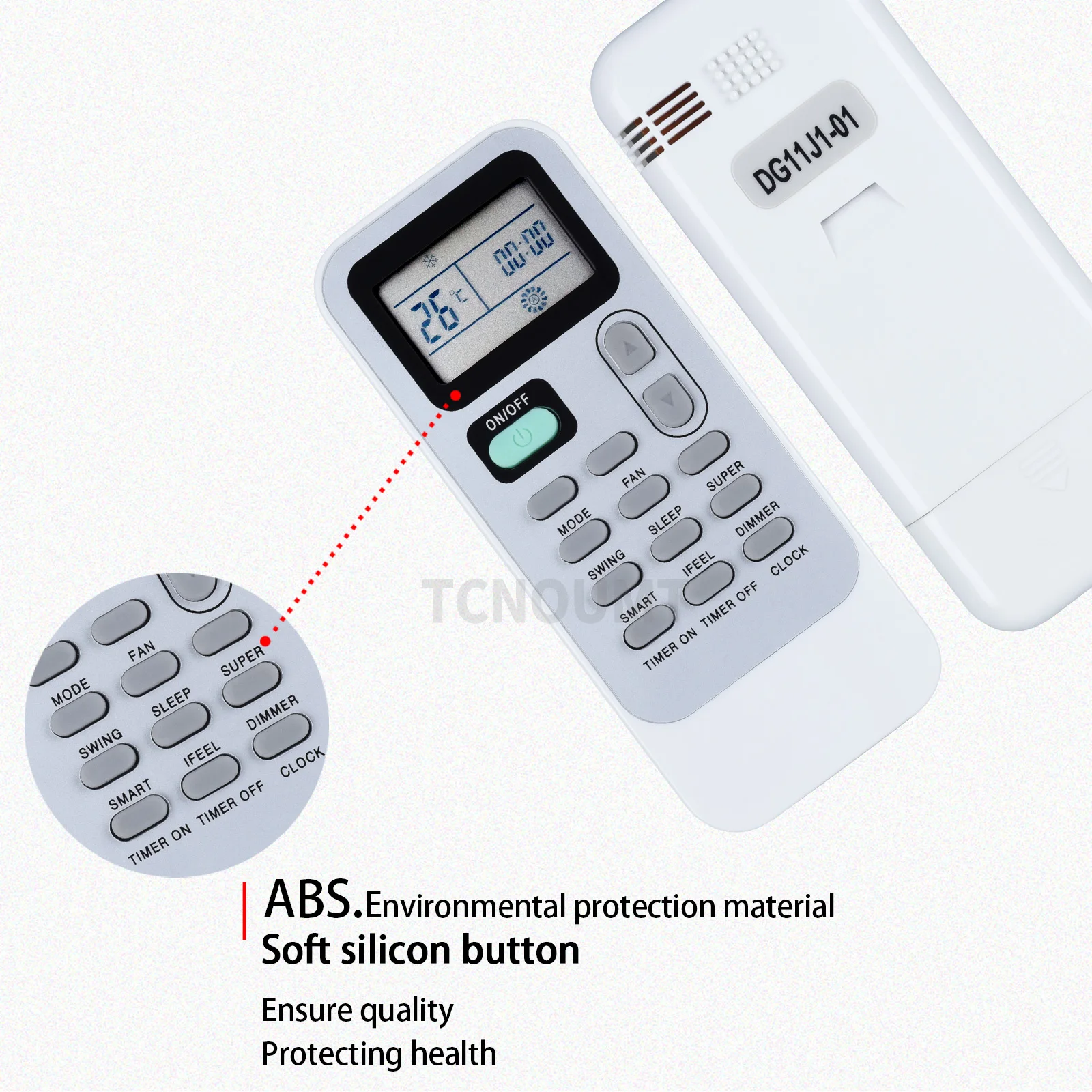 Control remoto de aire acondicionado para Hisense DG11J1-01, controlador de aire acondicionado para Kelon DG11J1-04, DG11J1-05(E), DG11J1, nuevo - imagen 4