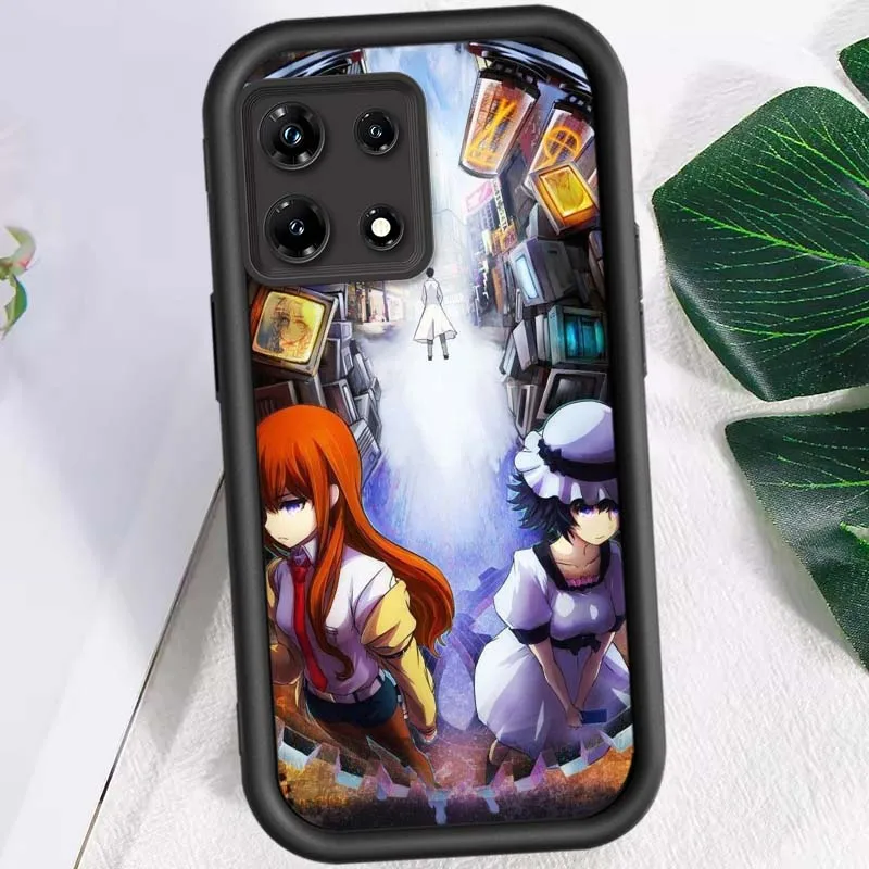 Funda de Anime Kurisu Makise para Infinix Tecno Spark Camon Smart Zero Go 1 7 8 8C 9 10 30 40 Plus, funda de teléfono con escalera ocular - imagen 4