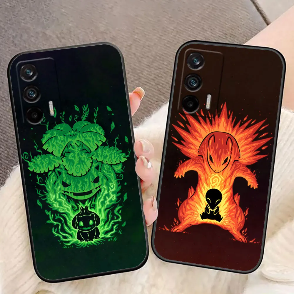 P-Pokemon P-Pikachu Funda de teléfono personalizada para Realme C75 C65 C63 C55 C53 C35 C33 C30 C21Y C21 C20 C15 C11 GT NARZO 50 50I Funda - imagen 2