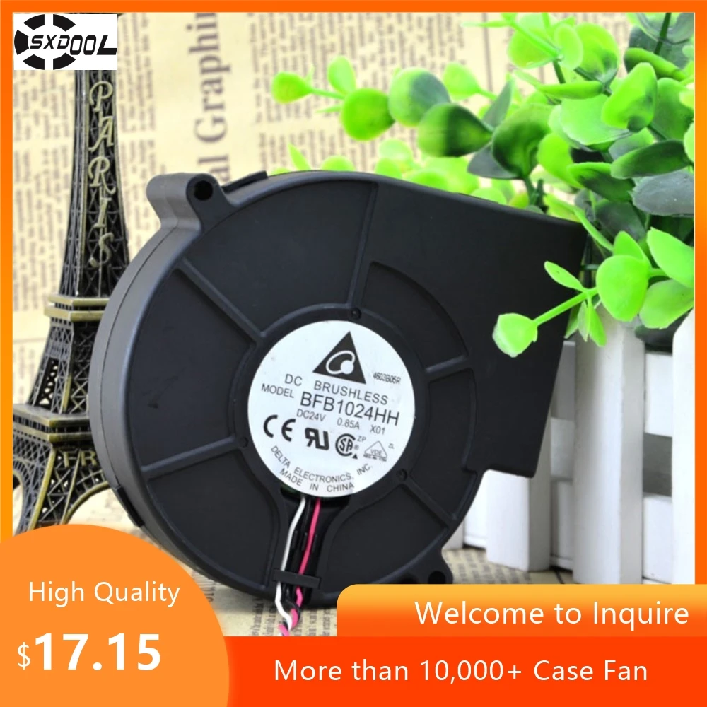 Ventilador BFB1024HH para Delta 9733 97mm 24V DC 0.85A ventilador centrífugo de alta velocidad potente presión de aire grande para barbacoa - imagen 4