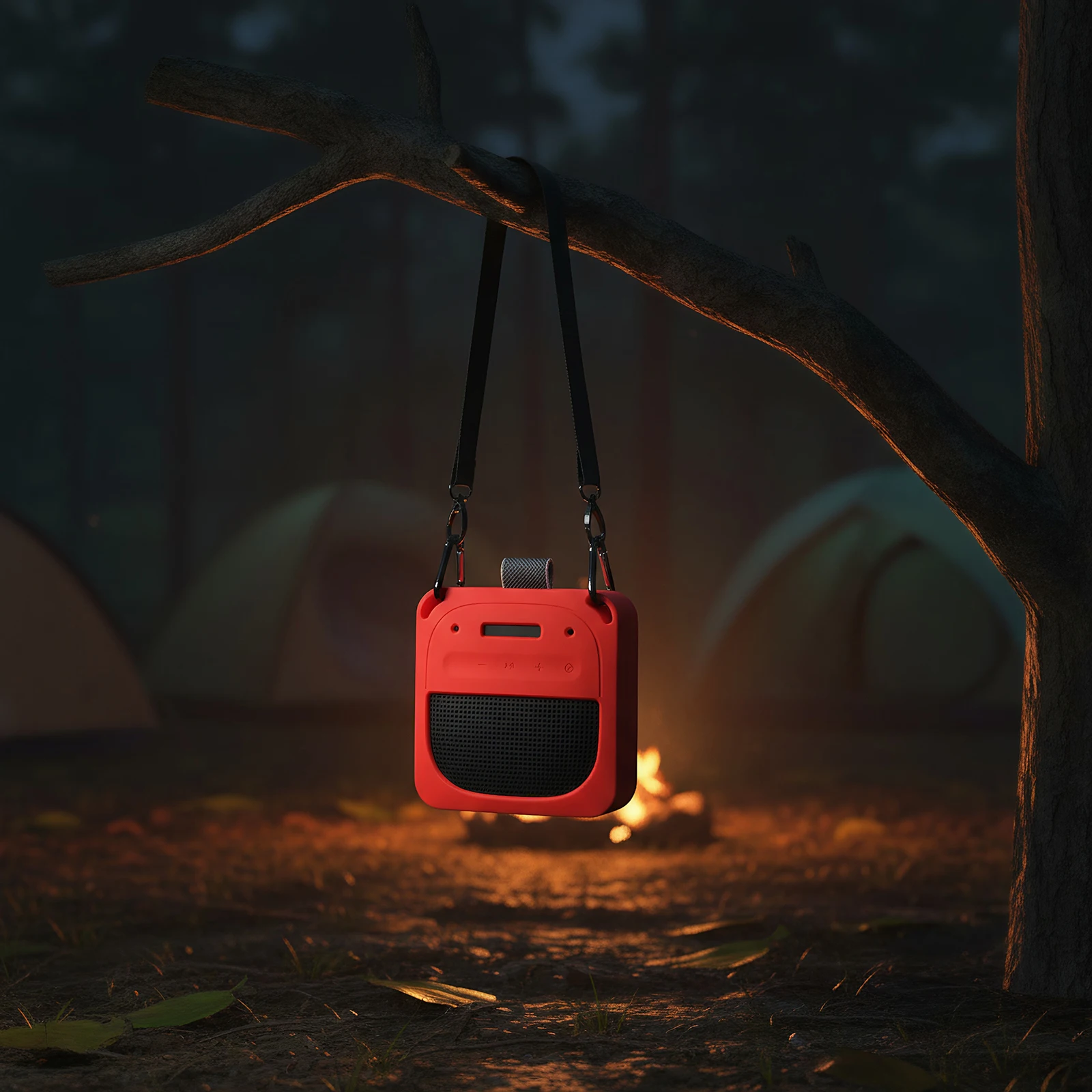 Funda de silicona para altavoz Bose SoundLink Micro II BT, funda protectora con mosquetón, funda de viaje, accesorios para altavoces - imagen 4