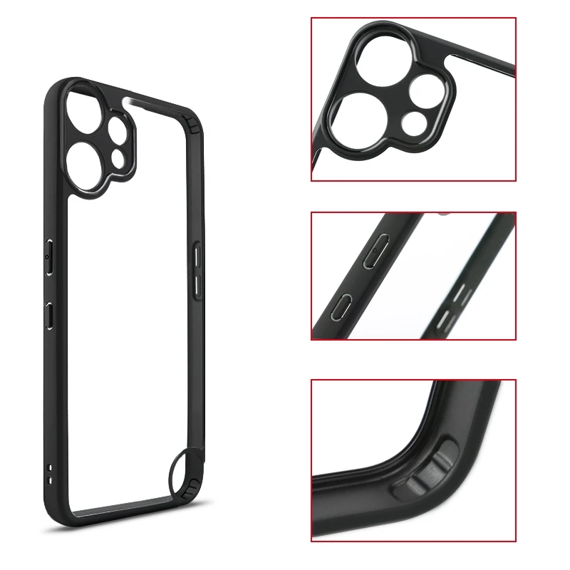 Para nada CMF teléfono 2 Pro funda nada CMF teléfono 2 Pro Capas nuevo parachoques trasero mate esmerilado transparente Fundas - imagen 2