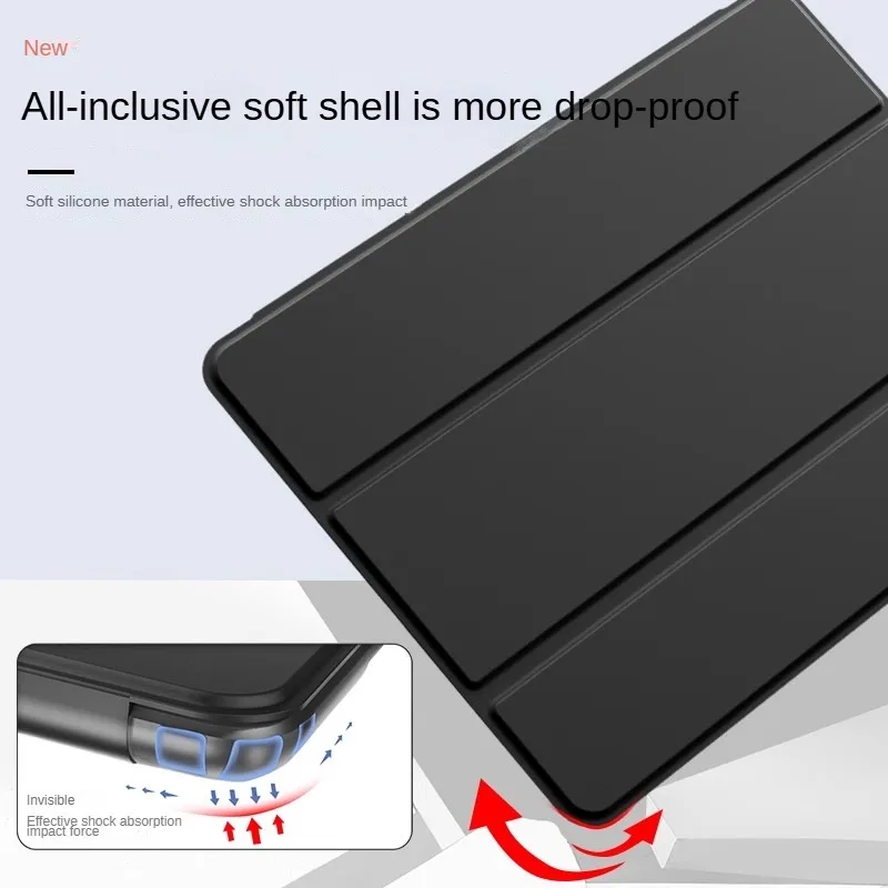 Para Lenovo Xiaoxin Pad Pro GT 11,1 pulgadas 2025 funda protectora TB710FU Yoga Tab 11,1 "soporte triple plegable funda para tableta inteligente - imagen 5
