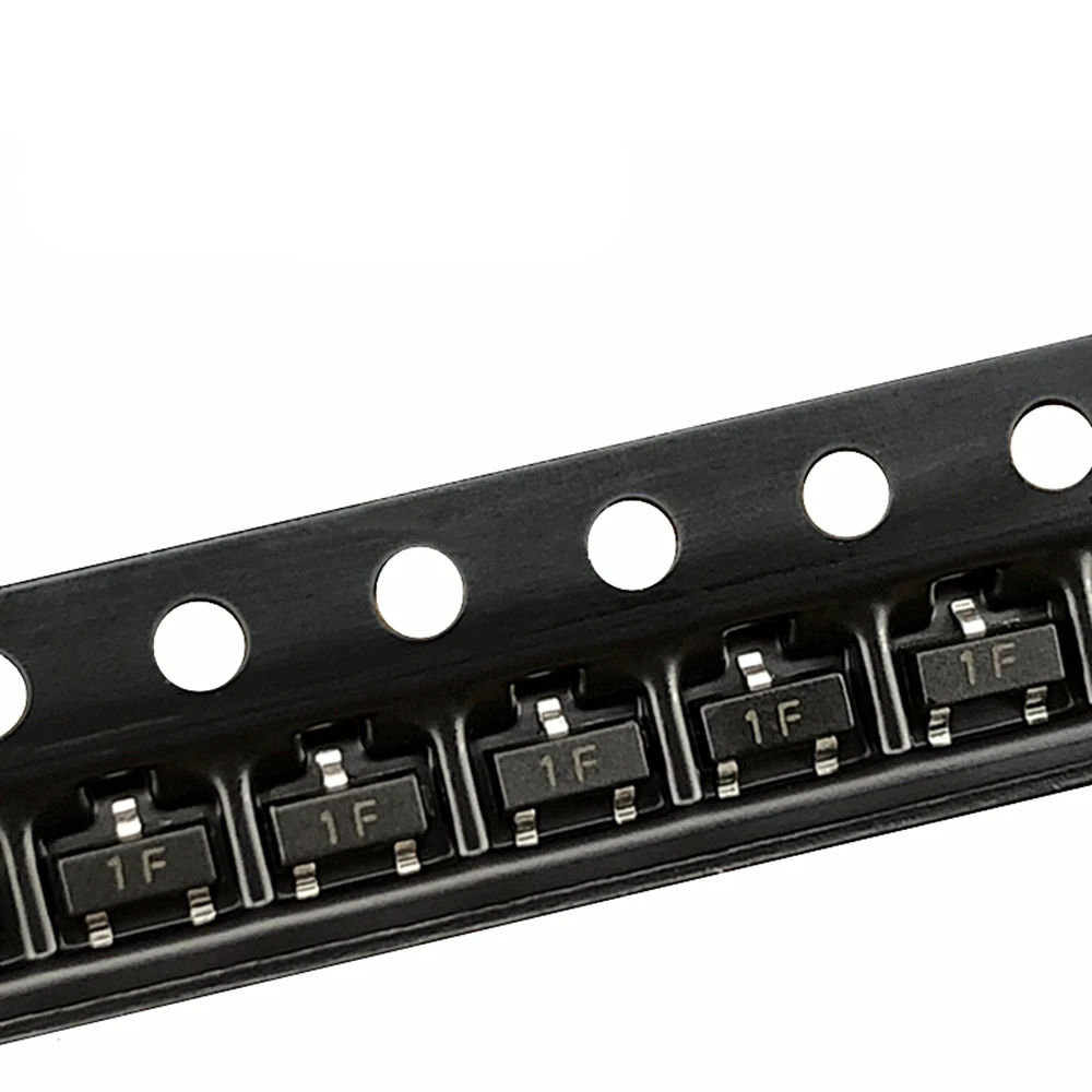 (100 piezas) BC847B BC847 (Marcado 1F) Transistor bipolar de silicio SOT-23 NPN - imagen 2