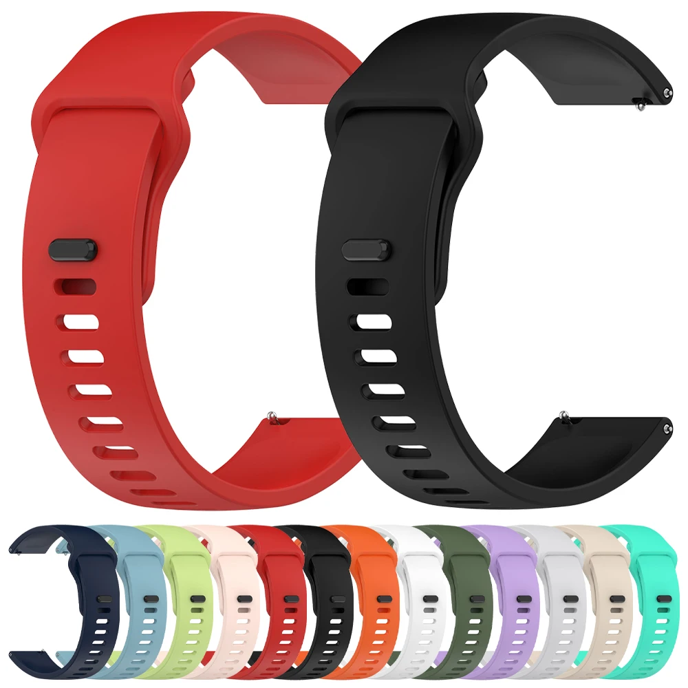 Correa de repuesto para Amazfit GTS 4/2 Mini GTS 3 bandas de silicona de Color 20mm 22mm correa de reloj Amazfit GTR 4 3 2 pulsera correas de reloj - imagen 2