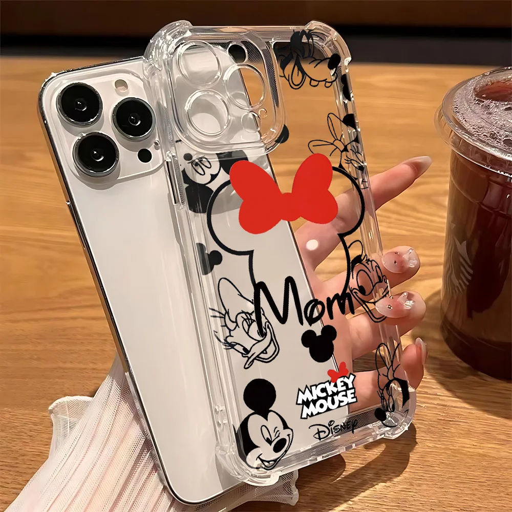 Preciosa funda de teléfono Mickey para Oppo A3x A3 A78 A74 A76 A72 A58 A57 A54 A53 A38 A31 A15 A17 A16 A7 A5 4G 5G cubierta anticaída - imagen 3
