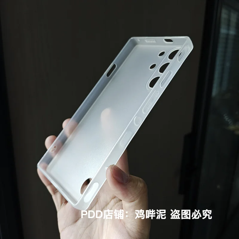 Funda para Redmagic10 Pro Plus silicona mate transparente blanco anticaída Funda suave ultrafina para Red Magic 10 Pro + Funda de parachoques - imagen 3