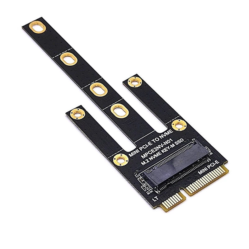 Nuevo adaptador Mini PCIE a NVME Mini PCIE a M2 MINI PCI-E a NVME tarjeta de conversión Riser soporte 2230 2242 2260 2280 NVME PCIE M2 SSD - imagen 2