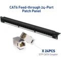 24pcs Cat6 Coupler