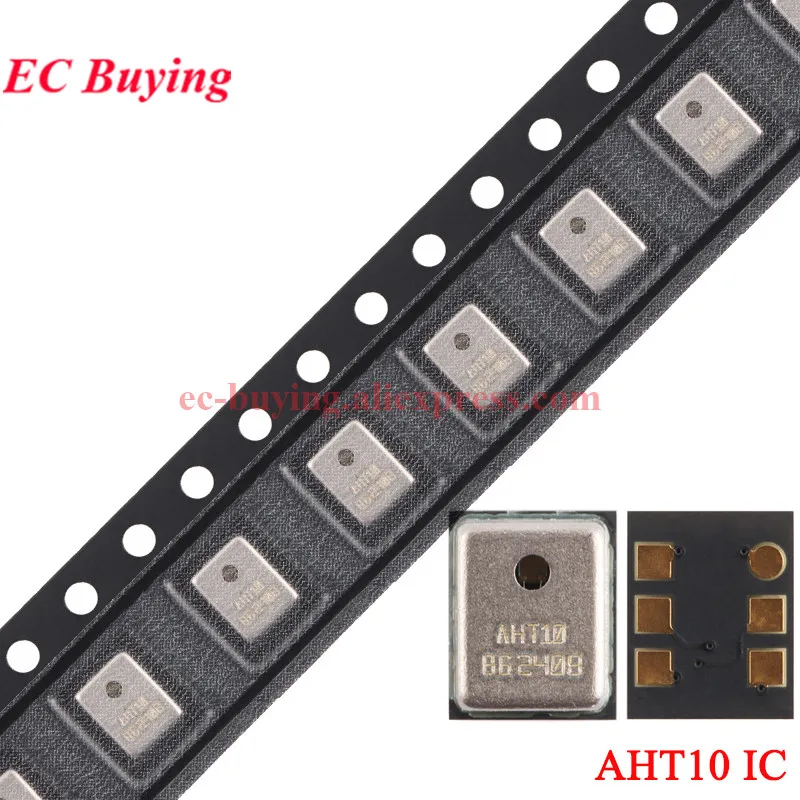 20 piezas/1 unidad AHT10 AHT20 AHT30 Módulo de medición de Sensor Digital de temperatura y humedad alta precisión I2C reemplazar DHT11 SHT20 AM2302 - imagen 2