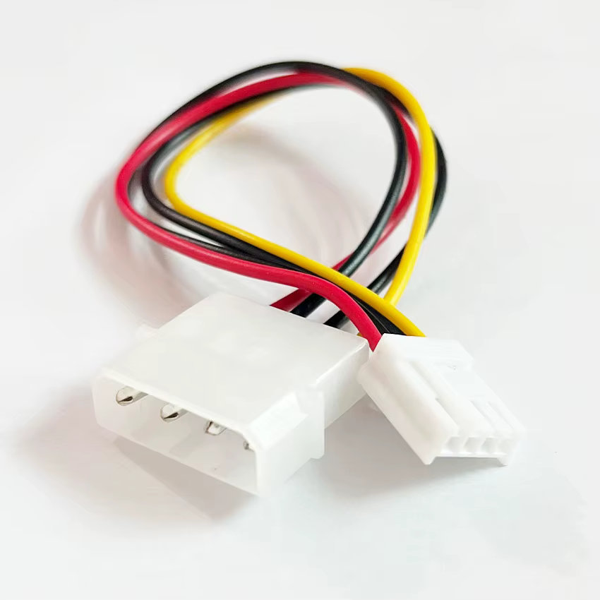 1/5/10 Uds 4Pin Molex a 3,5 unidad de disquete Fdd Cable de alimentación interno adaptador 20cm Cable de alimentación del adaptador 2021 - imagen 4